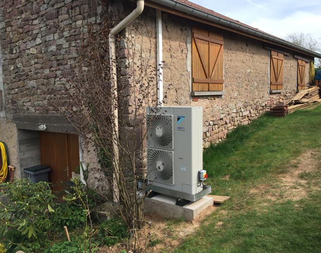 Pompe à chaleur air/air avec gainable dans les Vosges - Climatair