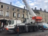 Intervention d’une grue de 33 mètres place Duroc